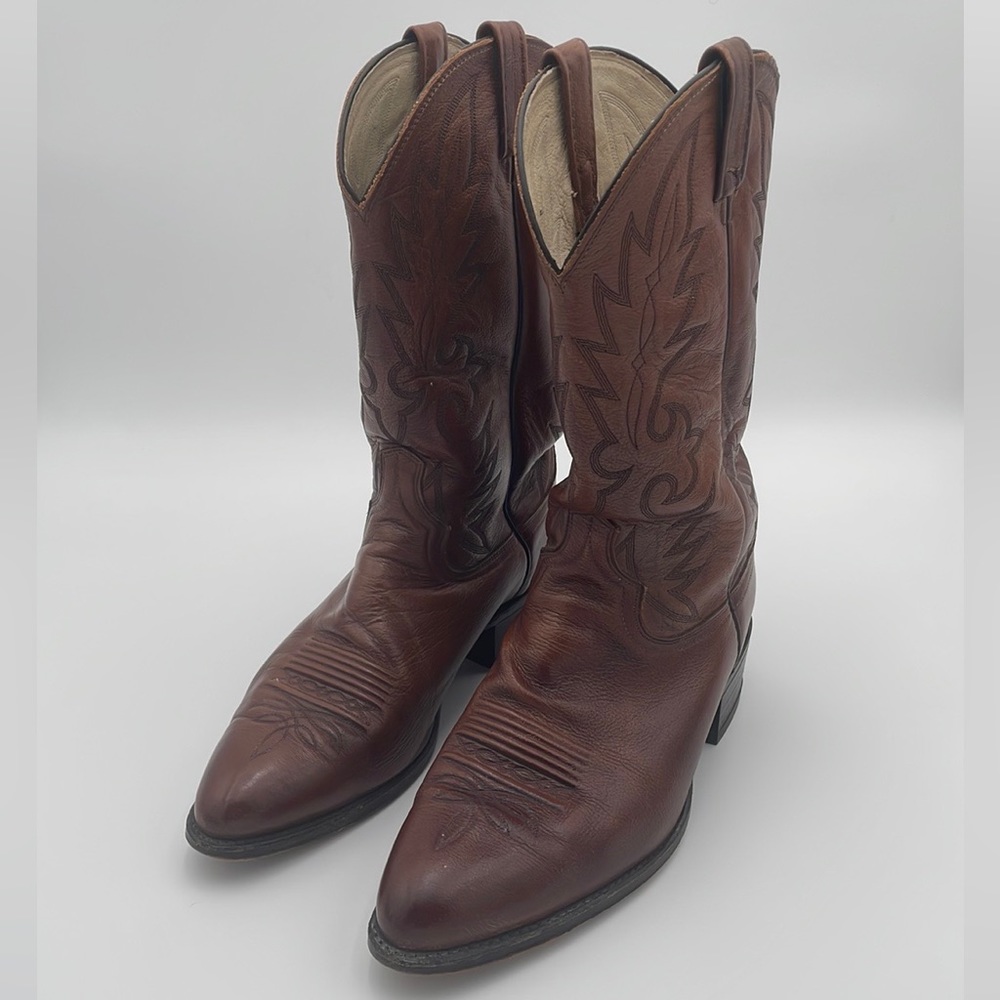 Men’s Brown Dan Post Cowboy Boots Size 11